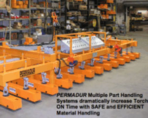 permadur multiple part handling magnet system series 1326